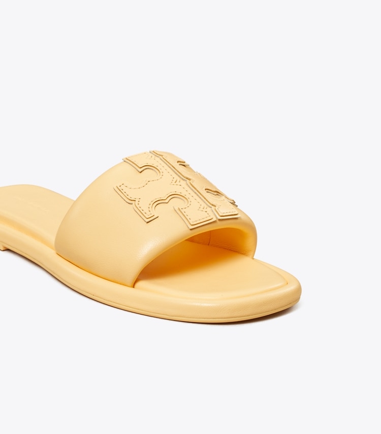 Tory Burch DOUBLE T SPORT SLIDE - Peach Puff