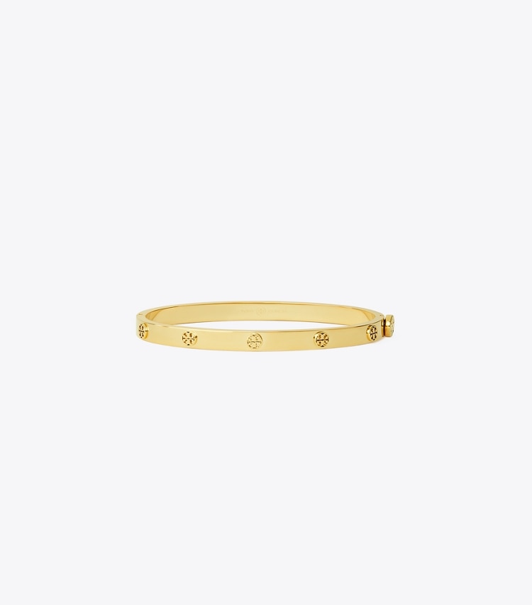 Tory Burch MILLER STUD HINGE BRACELET, 5MM - Tory Gold