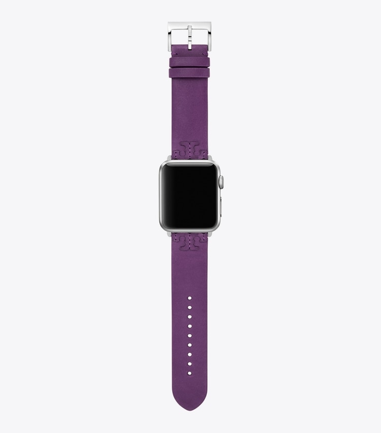 Tory Burch MCGRAW BAND FOR APPLE WATCH, LEATHER - Mauve