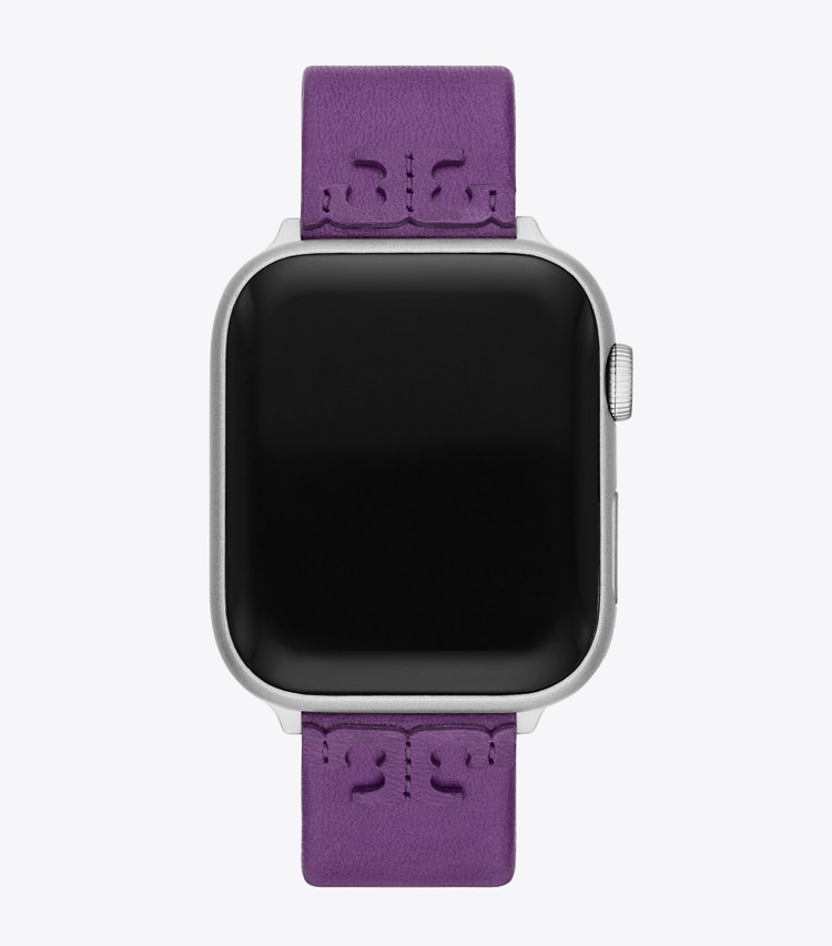 Tory Burch MCGRAW BAND FOR APPLE WATCH, LEATHER - Mauve