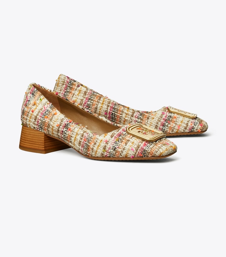 Tory Burch GEORGIA PUMP - Pink Multi Tweed