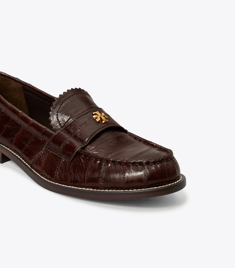 Tory Burch CLASSIC LOAFER - Dark Brown Eel