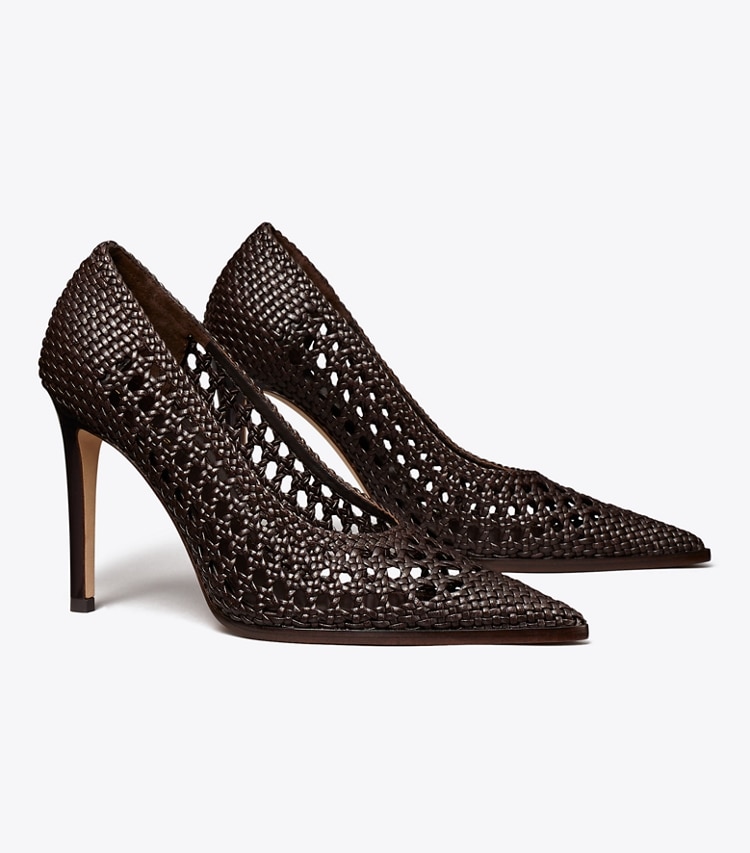 Tory Burch WOVEN POINTED PUMP - Coco