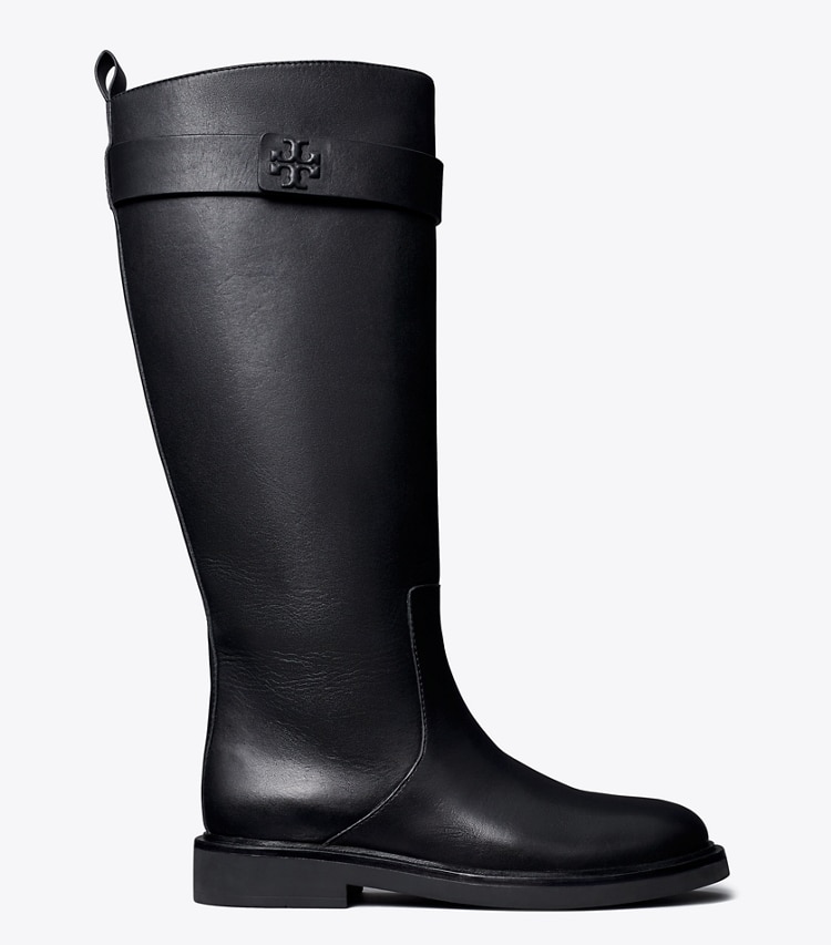 Tory Burch DOUBLE T UTILITY BOOT - Perfect Black