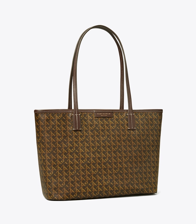 Tory Burch SMALL EVER-READY ZIP TOTE - Chocolate