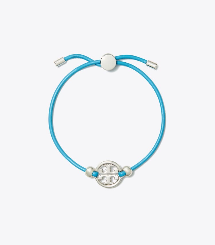 Tory Burch MILLER SLIDER BRACELET - Tory Silver / Blue