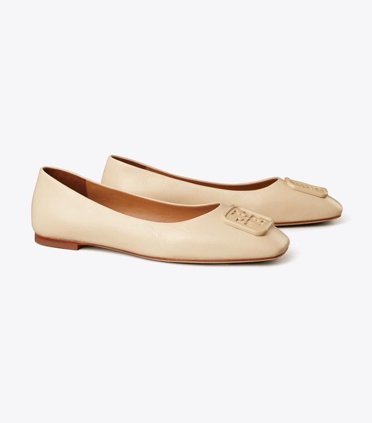 Tory Burch GEORGIA BALLET, WIDE - Brie