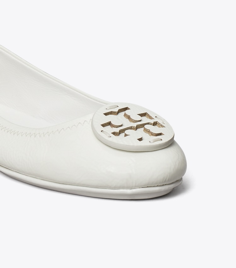 Tory Burch MINNIE TRAVEL BALLET - Gardenia