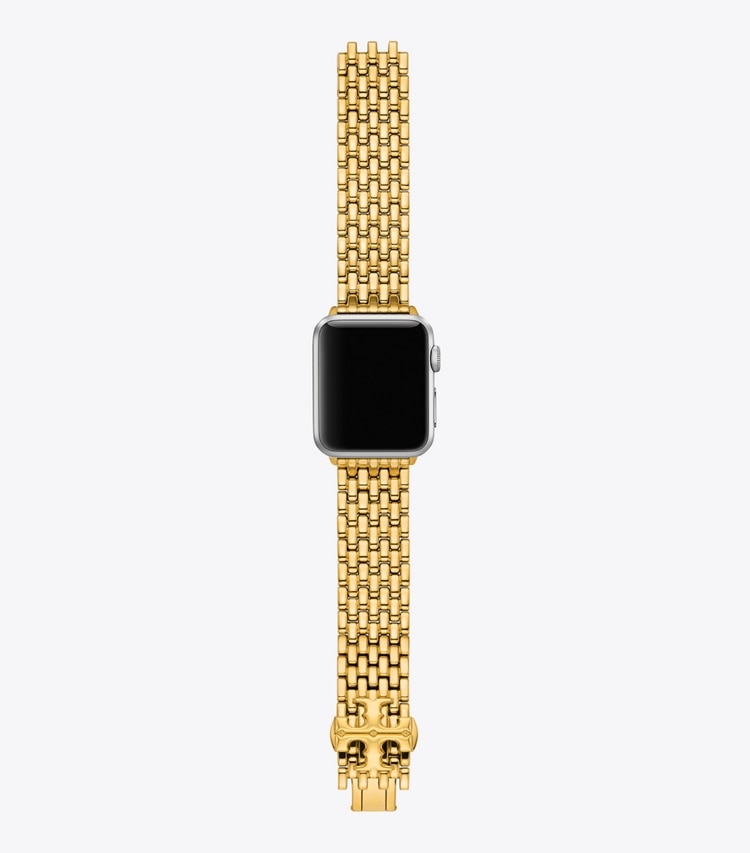 Tory Burch ELEANOR BAND FOR APPLE WATCH, GOLD-TONE STAINLESS STEEL - Gold