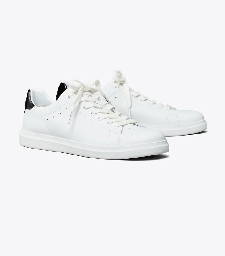 Tory Burch HOWELL COURT SNEAKER - Titanium White / Perfect Black