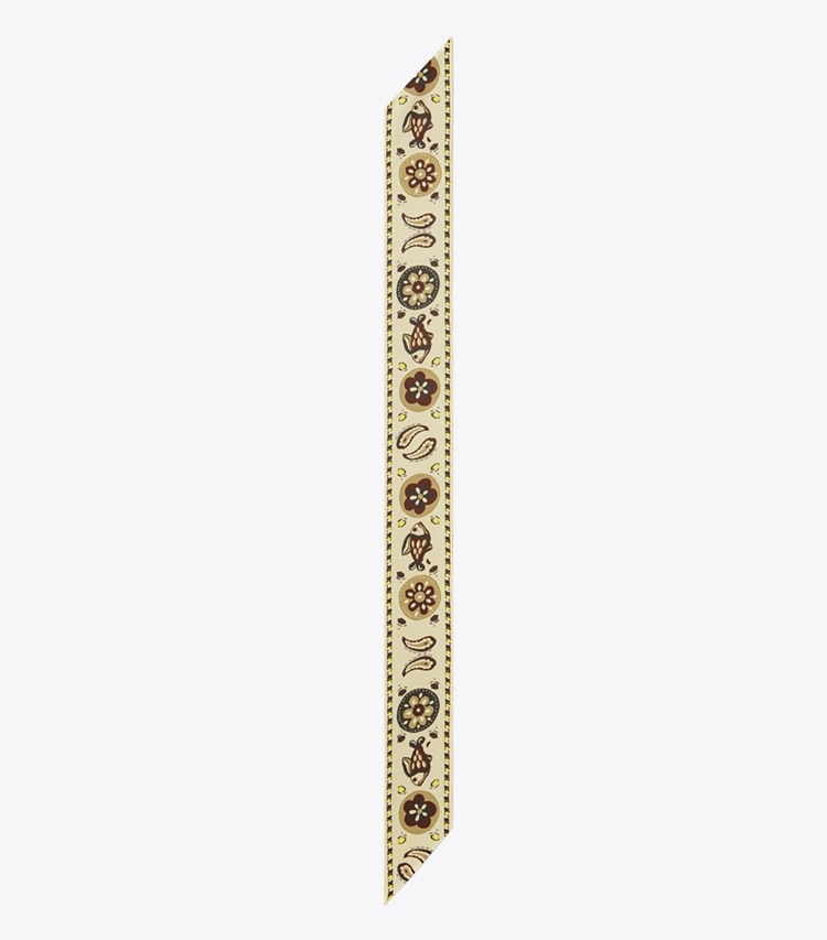 Tory Burch PISCES DREAM SILK RIBBON TIE - Beige