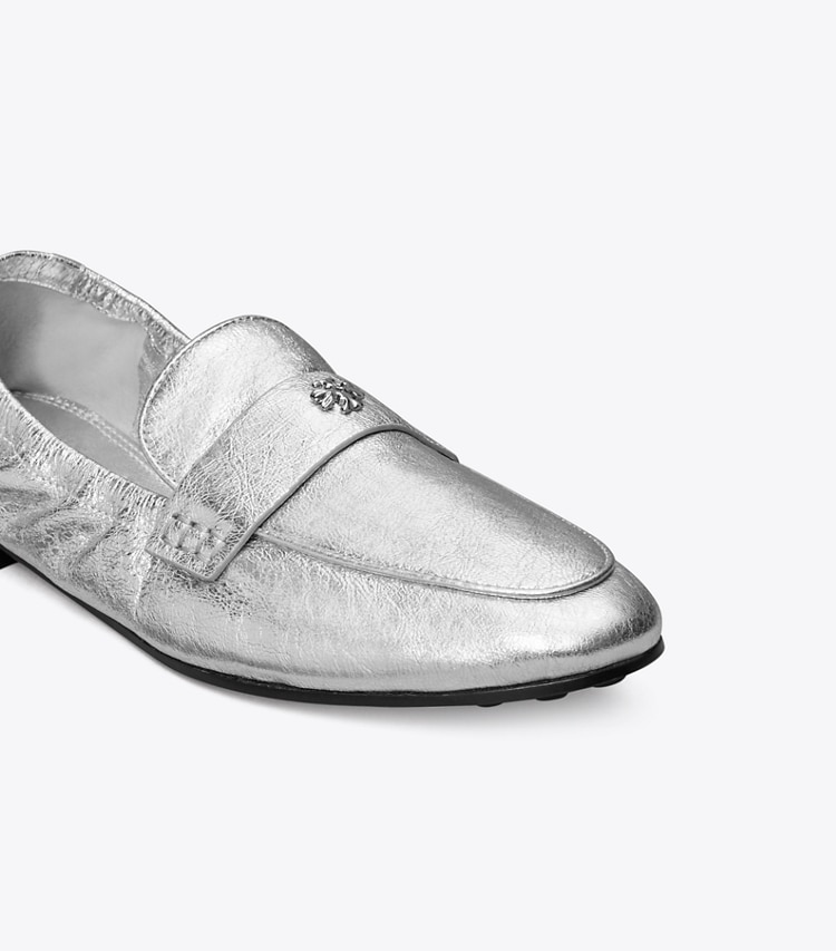 Tory Burch BALLET LOAFER - Shiny Silver