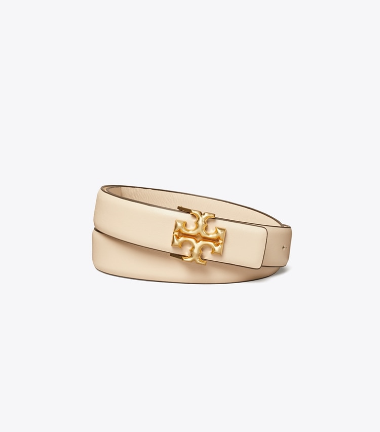 Tory Burch 1" ELEANOR BELT - New Cream / Gold