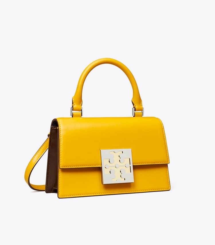 Tory Burch BON BON COLORBLOCK MINI BAG - Golden Crest