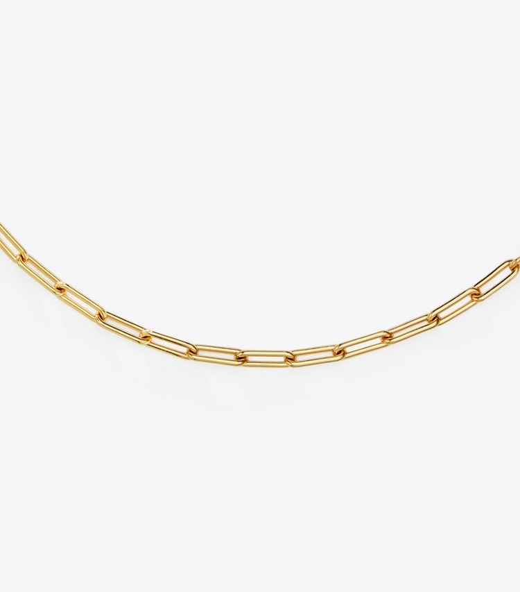Tory Burch GOOD LUCK CHAIN NECKLACE - Tory Gold