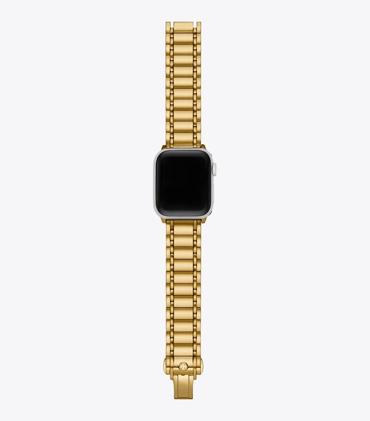 Tory Burch MILLER BAND FOR APPLE WATCH, GOLD-TONE STAINLESS STEEL - gold