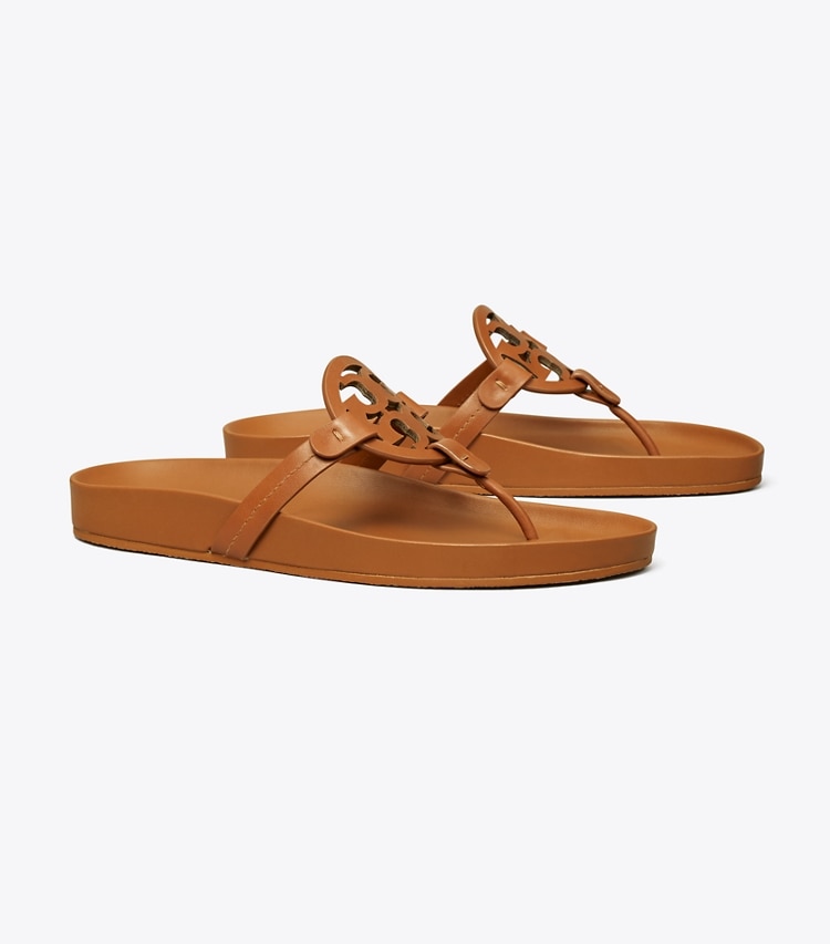 Tory Burch MILLER CLOUD SANDAL - Bourbon Miele / Bourbon Miele