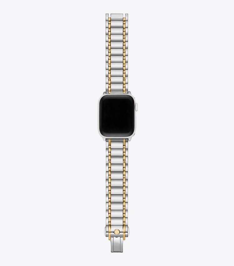 Tory Burch MILLER BAND FOR APPLE WATCH, TWO-TONE GOLD/STAINLESS STEEL - Silver/Gold 1