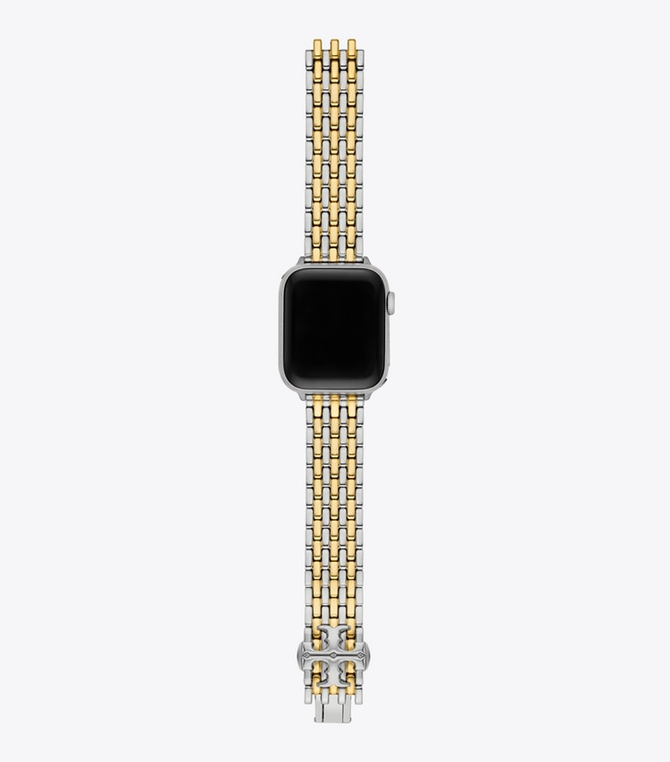 Tory Burch ELEANOR BAND FOR APPLE WATCH, TWO-TONE GOLD/STAINLESS STEEL - 2 Tone