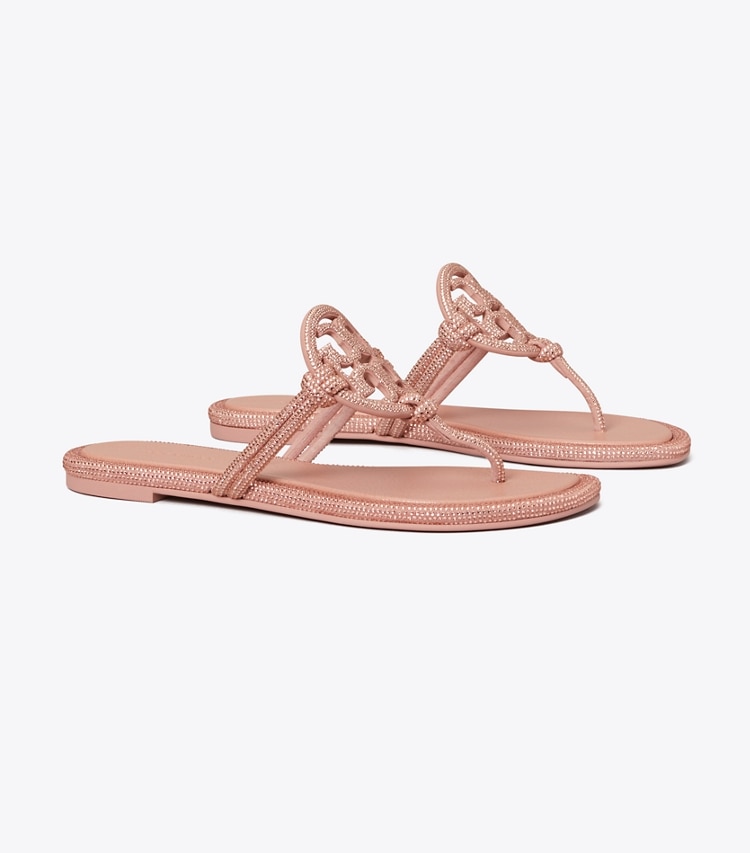 Tory Burch MILLER PAVe KNOTTED SANDAL - Malva