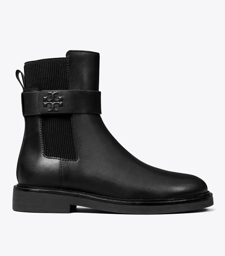 Tory Burch DOUBLE T CHELSEA BOOT - Perfect Black / Perfect Black