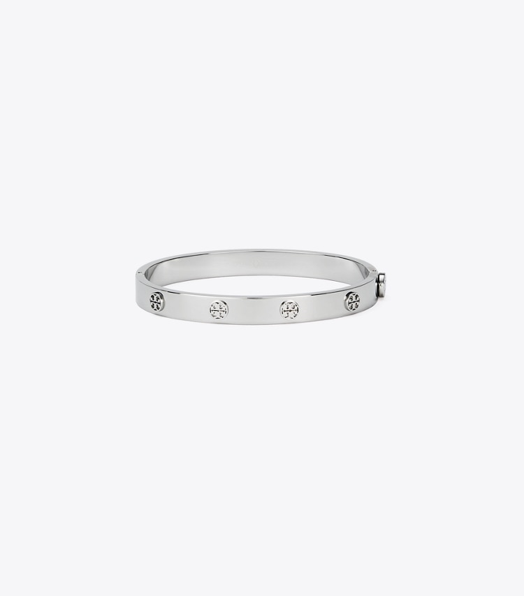 Tory Burch MILLER STUD HINGE BRACELET, 7MM - Tory Silver