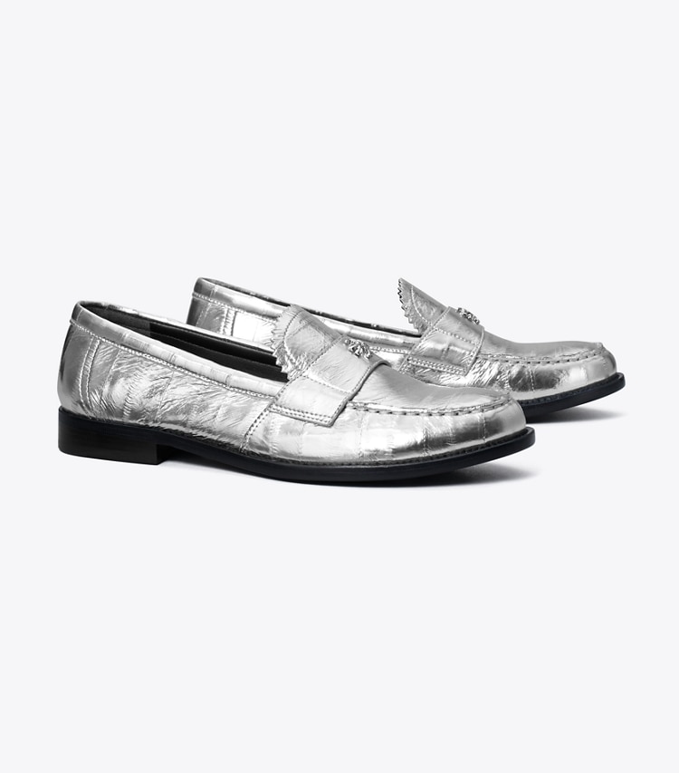 Tory Burch CLASSIC LOAFER - Silver